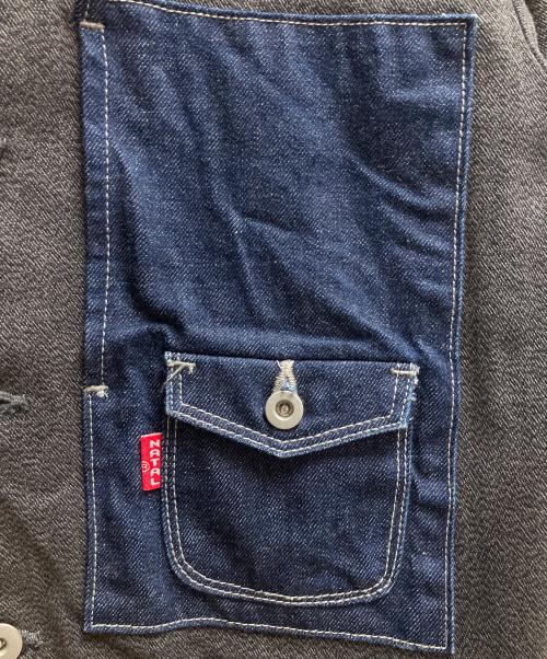 NATAL DESIGN（ネイタルデザイン）NATAL DESIGN (ネイタルデザイン) カバーオール グレー×ブルー サイズ:SIZE Mの古着・服飾アイテム