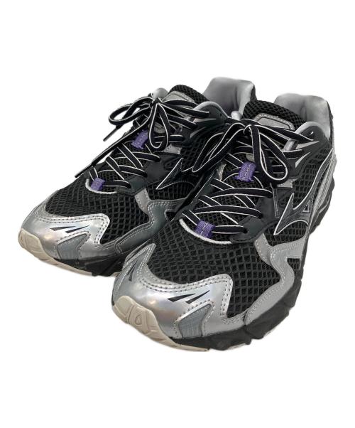 MIZUNO（ミズノ）MIZUNO (ミズノ) WAVE RIDER 10（ウェーブライダー10） シルバー×ブラック サイズ:SIZE 26cmの古着・服飾アイテム