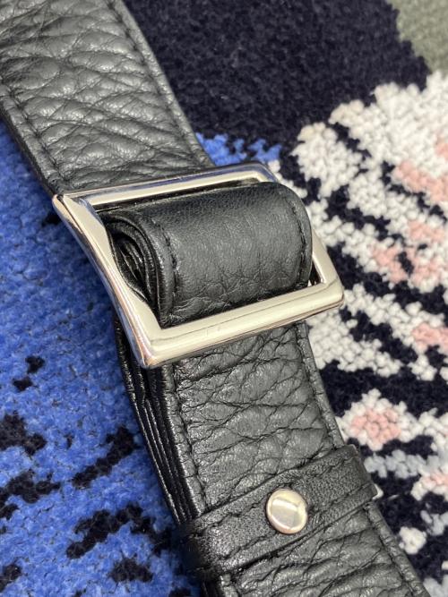 FEILER（フェイラー）FEILER (フェイラー) トートバッグ ブラック×ネイビーの古着・服飾アイテム