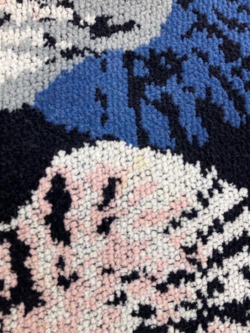 FEILER（フェイラー）FEILER (フェイラー) トートバッグ ブラック×ネイビーの古着・服飾アイテム