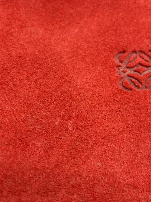 LOEWE（ロエベ）LOEWE (ロエベ) コインケース レッド×ブラウンの古着・服飾アイテム