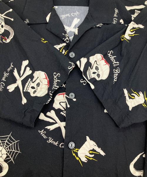 Schott（ショット）Schott (ショット) 半袖シャツ ブラック サイズ:SIZE Mの古着・服飾アイテム