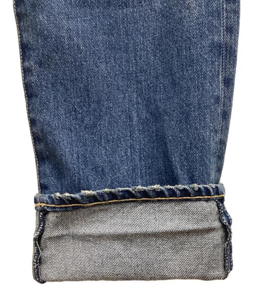 Hysteric Glamour（ヒステリックグラマー）Hysteric Glamour (ヒステリックグラマー) ステッカープリントダメージデニムパンツ インディゴ サイズ:SIZE W28×L32の古着・服飾アイテム