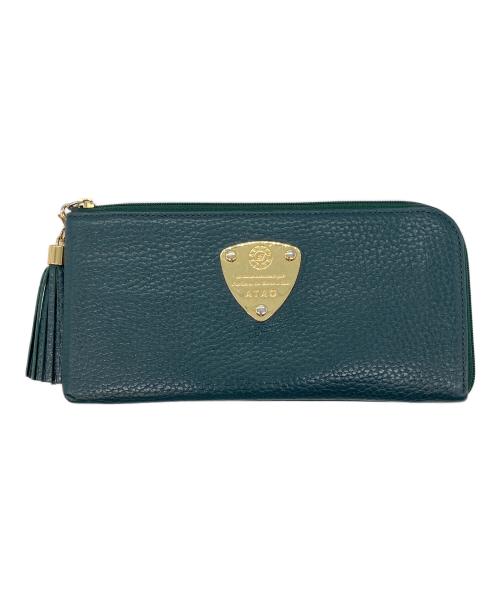 ATAO（アタオ）ATAO (アタオ) 長財布 グリーンの古着・服飾アイテム