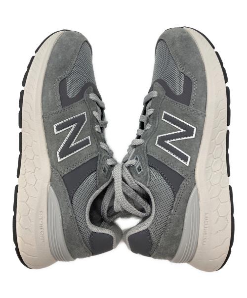 NEW BALANCE（ニューバランス）NEW BALANCE (ニューバランス) MW880 v6 Fresh Foam ローカットスニーカー グレー サイズ:SIZE 25cm 4Eの古着・服飾アイテム