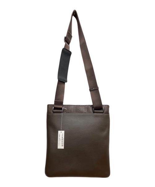 印傳屋（インデンヤ）印傳屋 (インデンヤ) ショルダーバッグ ブラウン 未使用品の古着・服飾アイテム