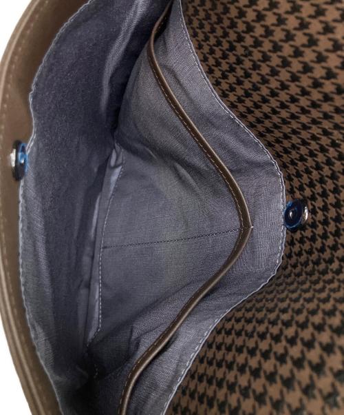 印傳屋（インデンヤ）印傳屋 (インデンヤ) ショルダーバッグ ブラウン 未使用品の古着・服飾アイテム