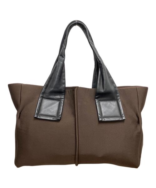 kawa-kawa（カワカワ）kawa-kawa (カワカワ) ハンドバッグ ブラウンの古着・服飾アイテム