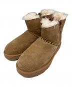 UGGアグ）の古着「CLASSIC MINI DOUBLE ZIP（クラシック ミニ ダブル ジップ）」｜ブラウン