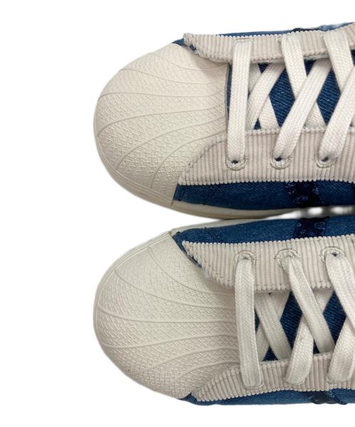 adidas（アディダス）adidas (アディダス) SUPER STAR スニーカー ブルー×グリーン サイズ:SIZE 28cm 未使用品の古着・服飾アイテム