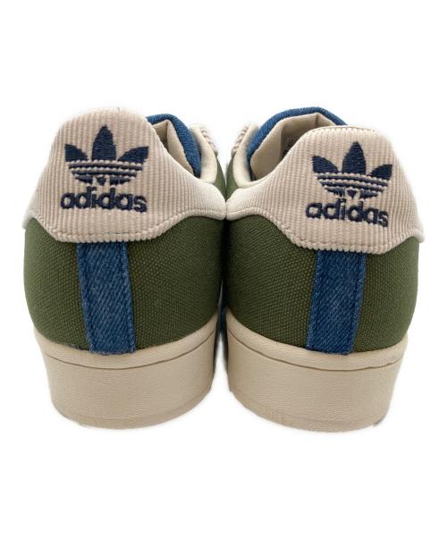 adidas（アディダス）adidas (アディダス) SUPER STAR スニーカー ブルー×グリーン サイズ:SIZE 28cm 未使用品の古着・服飾アイテム