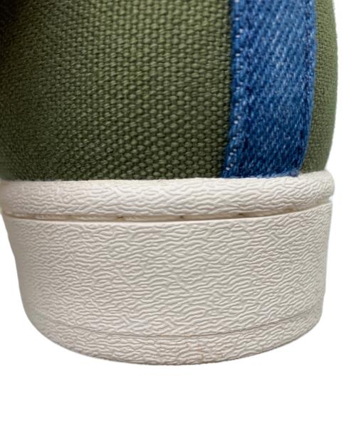 adidas（アディダス）adidas (アディダス) SUPER STAR スニーカー ブルー×グリーン サイズ:SIZE 28cm 未使用品の古着・服飾アイテム