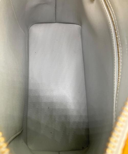 LOUIS VUITTON（ルイ ヴィトン）LOUIS VUITTON (ルイ ヴィトン) ヒューストン　ヴェルニ ライムイエローの古着・服飾アイテム
