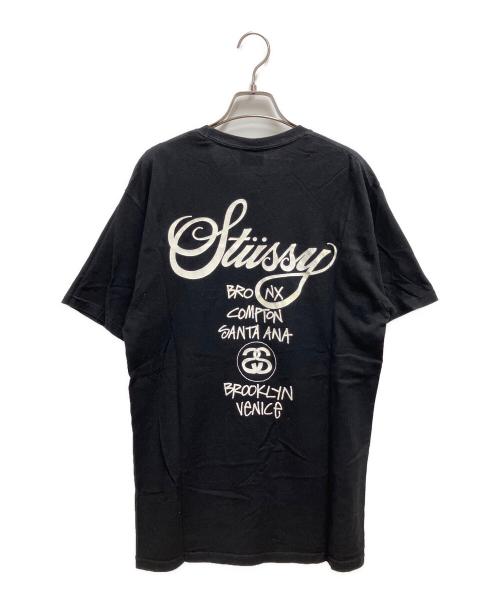 stussy（ステューシー）stussy (ステューシー) 半袖カットソー ブラック サイズ:SIZE Mの古着・服飾アイテム