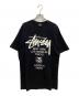 stussy（ステューシー）の古着「半袖カットソー」｜ブラック