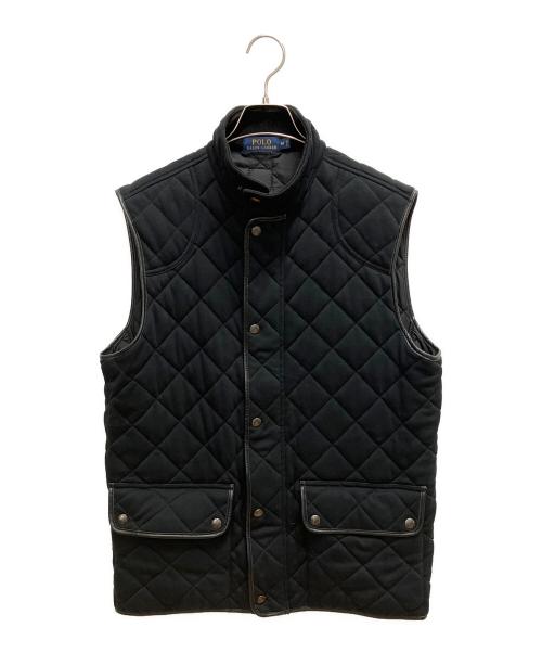 POLO RALPH LAUREN（ポロ・ラルフローレン）POLO RALPH LAUREN (ポロ・ラルフローレン) キルティングベスト ブラック サイズ:SIZE Mの古着・服飾アイテム