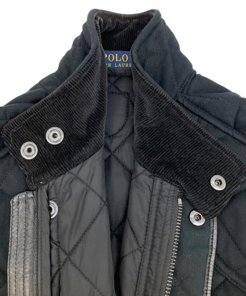 POLO RALPH LAUREN（ポロ・ラルフローレン）POLO RALPH LAUREN (ポロ・ラルフローレン) キルティングベスト ブラック サイズ:SIZE Mの古着・服飾アイテム