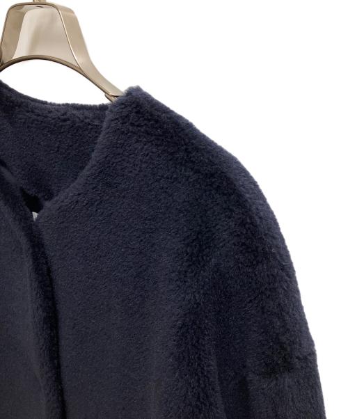 THREE DOTS（スリードッツ）THREE DOTS (スリードッツ) ボアジャケット ネイビー サイズ:SIZE Sの古着・服飾アイテム