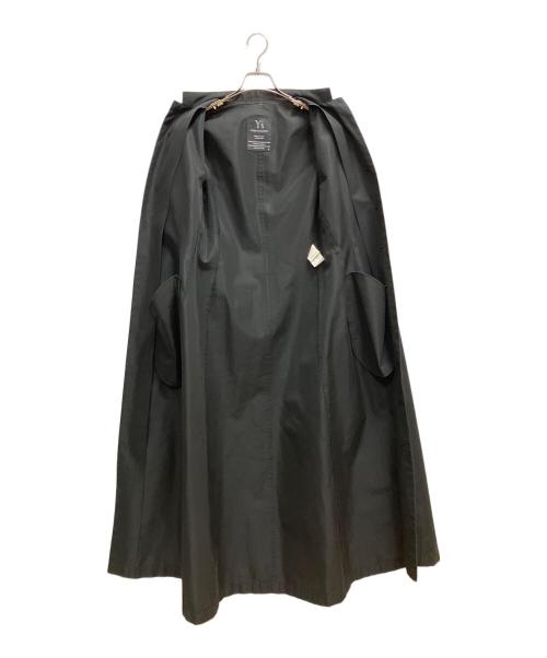 Y's（ワイズ）Y's (ワイズ) スタンドカラーロングコートワンピース ブラック サイズ:SIZE 2の古着・服飾アイテム