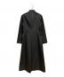 Y's (ワイズ) スタンドカラーロングコートワンピース ブラック サイズ:SIZE 2：15000円