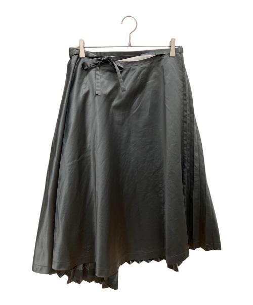 COMME des GARCONS（コムデギャルソン）COMME des GARCONS (コムデギャルソン) 切替プリーツスカート グリーン サイズ:SIZE Sの古着・服飾アイテム
