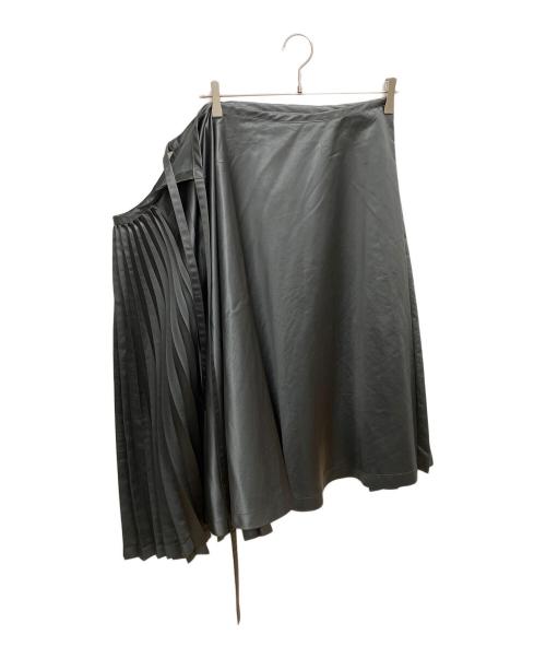 COMME des GARCONS（コムデギャルソン）COMME des GARCONS (コムデギャルソン) 切替プリーツスカート グリーン サイズ:SIZE Sの古着・服飾アイテム