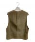 EMPORIO ARMANI (エンポリオアルマーニ) レザーベスト オリーブ サイズ:不明：8000円