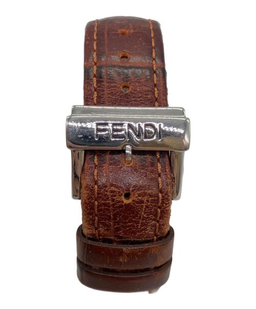 FENDI（フェンディ）FENDI (フェンディ) リストウォッチ ブラウンの古着・服飾アイテム