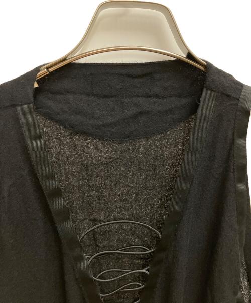DIESEL（ディーゼル）DIESEL (ディーゼル) D-GILIA DRESS シフォンワンピース ブラック サイズ:SIZE XSの古着・服飾アイテム
