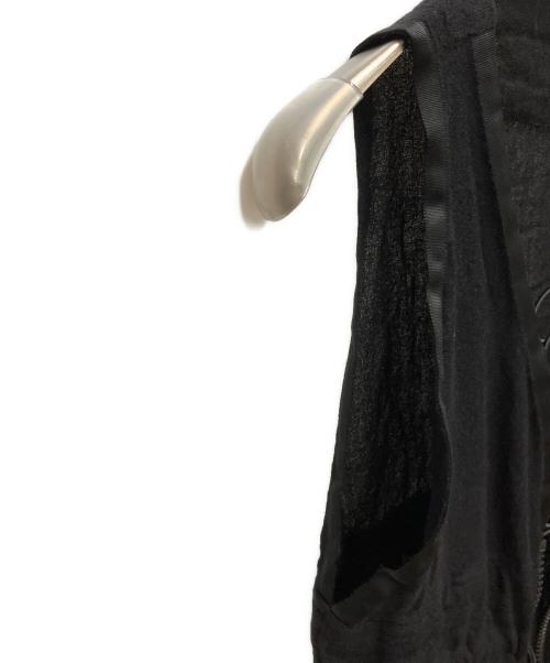 DIESEL（ディーゼル）DIESEL (ディーゼル) D-GILIA DRESS シフォンワンピース ブラック サイズ:SIZE XSの古着・服飾アイテム