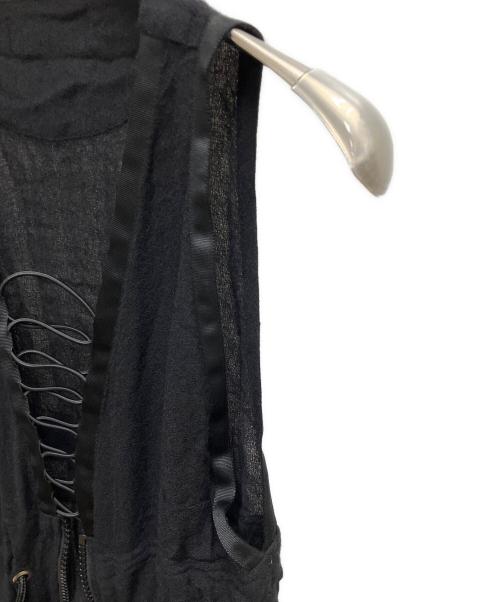 DIESEL（ディーゼル）DIESEL (ディーゼル) D-GILIA DRESS シフォンワンピース ブラック サイズ:SIZE XSの古着・服飾アイテム