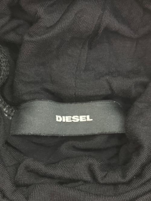 DIESEL（ディーゼル）DIESEL (ディーゼル) D-GILIA DRESS シフォンワンピース ブラック サイズ:SIZE XSの古着・服飾アイテム