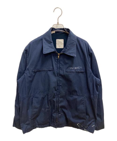 U.S.NAVY（ユーエスネイビー）U.S.NAVY (ユーエスネイビー) Utility Jacket ネイビー サイズ:SIZE 44Rの古着・服飾アイテム