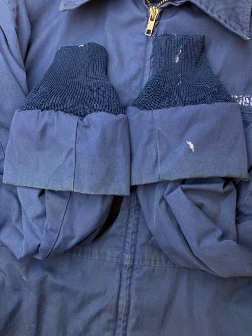 U.S.NAVY（ユーエスネイビー）U.S.NAVY (ユーエスネイビー) Utility Jacket ネイビー サイズ:SIZE 44Rの古着・服飾アイテム