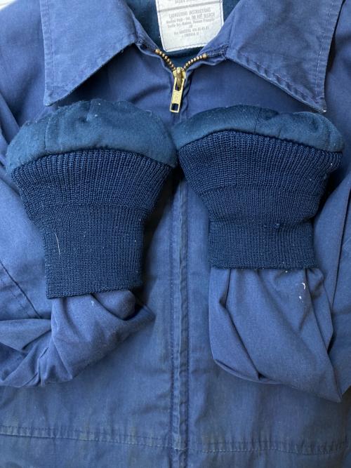 U.S.NAVY（ユーエスネイビー）U.S.NAVY (ユーエスネイビー) Utility Jacket ネイビー サイズ:SIZE 44Rの古着・服飾アイテム