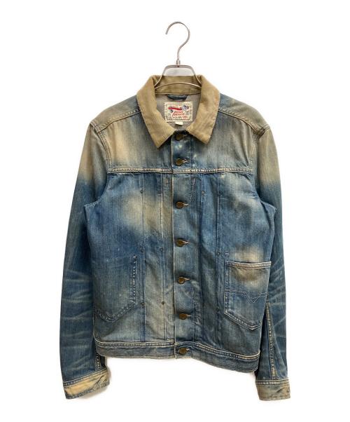 DIESEL（ディーゼル）DIESEL (ディーゼル) デニムジャケット インディゴ サイズ:SIZE Sの古着・服飾アイテム