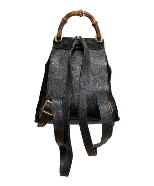 GUCCI（グッチ）GUCCI (グッチ) OLD GUCCI　バンブーリュック ブラックの古着・服飾アイテム
