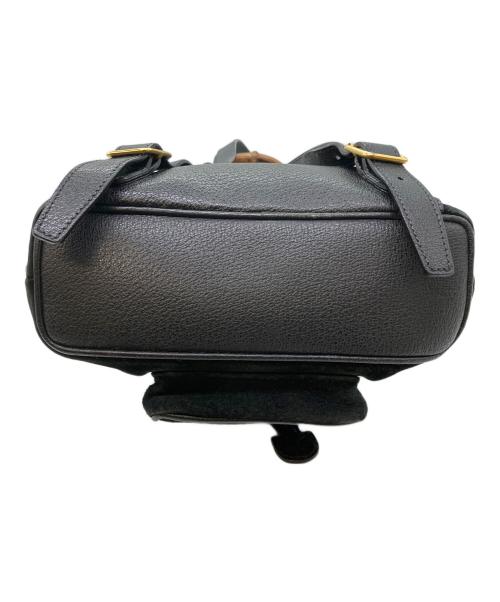 GUCCI（グッチ）GUCCI (グッチ) OLD GUCCI　バンブーリュック ブラックの古着・服飾アイテム