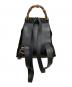 GUCCI (グッチ) OLD GUCCI　バンブーリュック ブラック：22000円