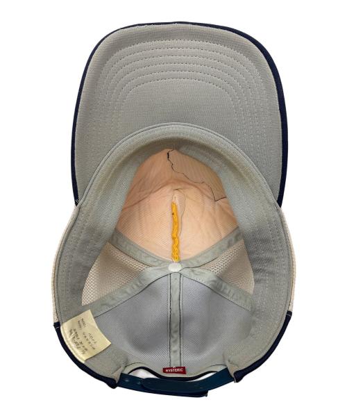 Hysteric Glamour（ヒステリックグラマー）Hysteric Glamour (ヒステリックグラマー) キャップ ネイビー×イエローの古着・服飾アイテム