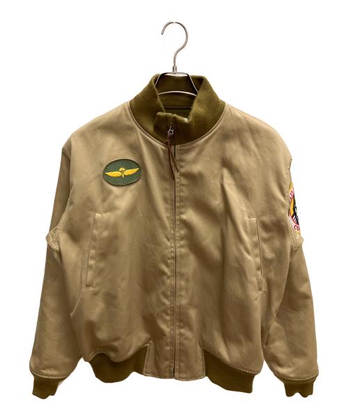 HOUSTON（ヒューストン）HOUSTON (ヒューストン) タンカースジャケット タクシードライバーモデル ベージュ サイズ:SIZE 42Rの古着・服飾アイテム