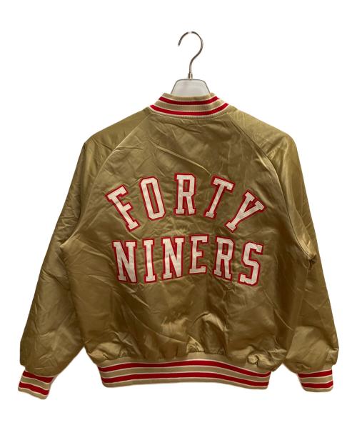 STAHL-URBAN（シュタールアーバン）STAHL-URBAN (シュタールアーバン) NFL SAN FRANCISCO 49ERS  BOMBER JACKET カーキ サイズ:SIZE Mの古着・服飾アイテム