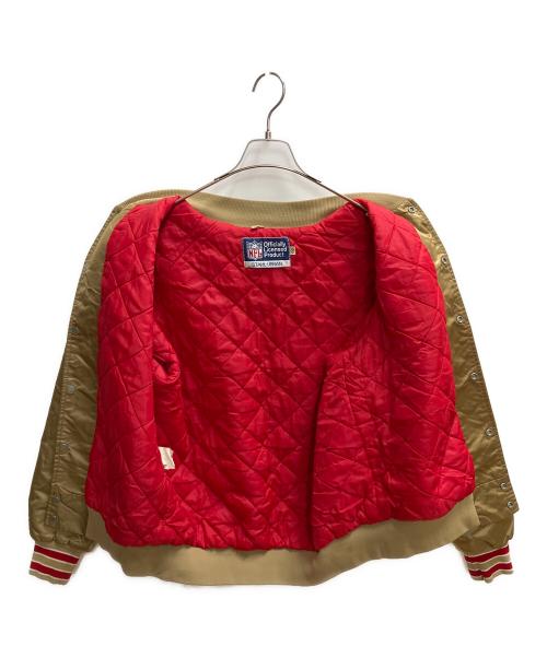 STAHL-URBAN（シュタールアーバン）STAHL-URBAN (シュタールアーバン) NFL SAN FRANCISCO 49ERS  BOMBER JACKET カーキ サイズ:SIZE Mの古着・服飾アイテム