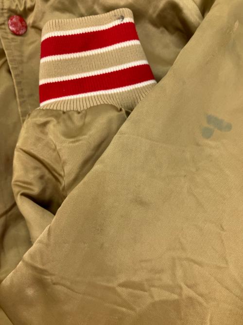 STAHL-URBAN（シュタールアーバン）STAHL-URBAN (シュタールアーバン) NFL SAN FRANCISCO 49ERS  BOMBER JACKET カーキ サイズ:SIZE Mの古着・服飾アイテム