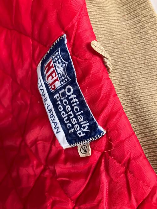 STAHL-URBAN（シュタールアーバン）STAHL-URBAN (シュタールアーバン) NFL SAN FRANCISCO 49ERS  BOMBER JACKET カーキ サイズ:SIZE Mの古着・服飾アイテム