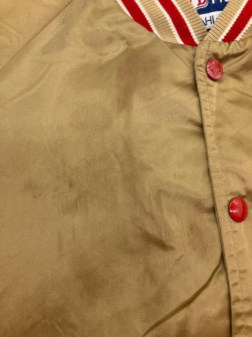 STAHL-URBAN（シュタールアーバン）STAHL-URBAN (シュタールアーバン) NFL SAN FRANCISCO 49ERS  BOMBER JACKET カーキ サイズ:SIZE Mの古着・服飾アイテム