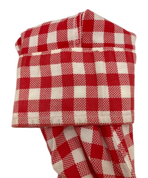 GIANNI VERSACE（ジャンニ・ヴェルサーチ）GIANNI VERSACE (ジャンニ・ヴェルサーチ) チェックシャツ レッド×ホワイト サイズ:SIZE 46の古着・服飾アイテム