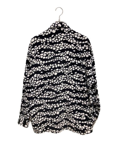 VERSACE（ヴェルサーチェ）VERSACE (ヴェルサーチェ) 長袖シャツ ブラック×ホワイト サイズ:SIZE Mの古着・服飾アイテム