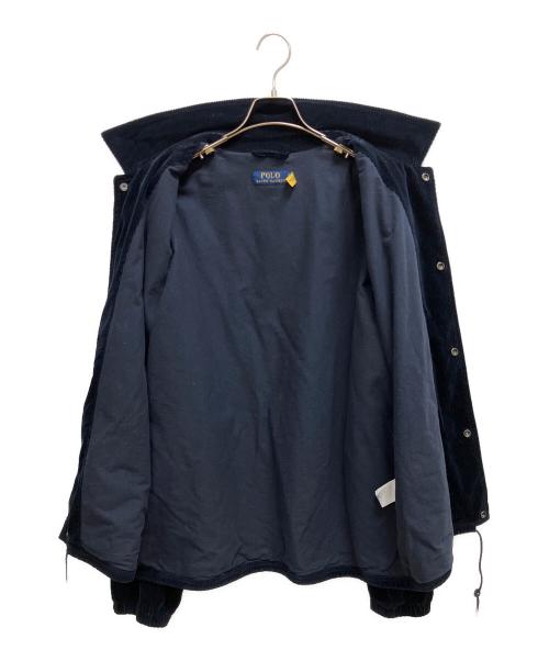 POLO RALPH LAUREN（ポロ・ラルフローレン）POLO RALPH LAUREN (ポロ・ラルフローレン) コーデュロイコーチジャケット ネイビー サイズ:SIZE XLの古着・服飾アイテム
