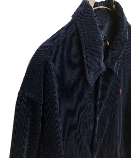 POLO RALPH LAUREN（ポロ・ラルフローレン）POLO RALPH LAUREN (ポロ・ラルフローレン) コーデュロイコーチジャケット ネイビー サイズ:SIZE XLの古着・服飾アイテム